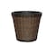 Infinity PLANTER WICKR BRN 17"D 45028-L - alternate 1